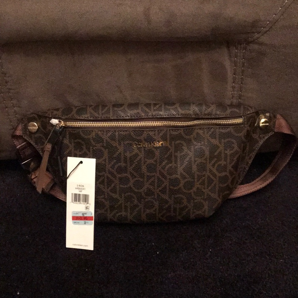 CK brown fanny pack new with tags